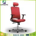 Adjustable Headrest Boss High Back Red Pu Leather Office Chair